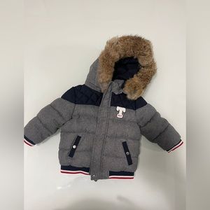 Tartine Et Chocolat - size 12 months/ 1A Charcoal coat